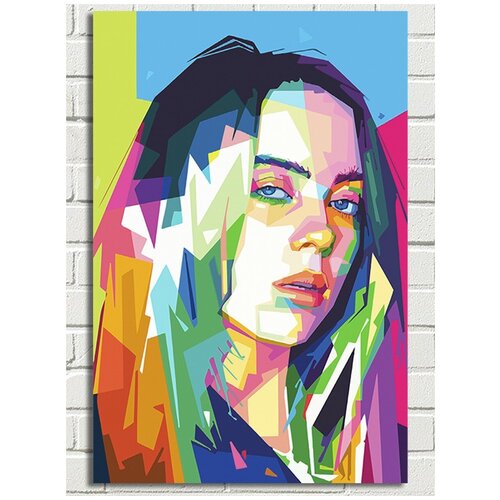 Картина по номерам Музыка Billie Eilish Билли Айлиш - 6025 В 60x40