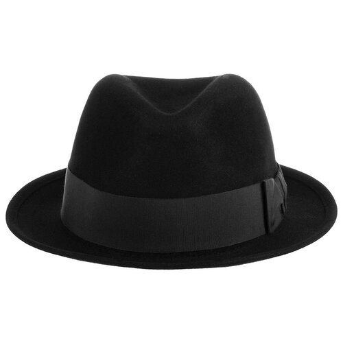 фото Шляпа федора stetson, подкладка, размер 60, черный