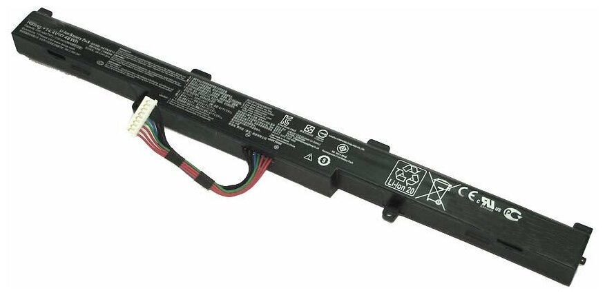 Аккумуляторная батарея для ноутбука Asus ROG GL553V (A41N1611) 14.4V 48Wh черная