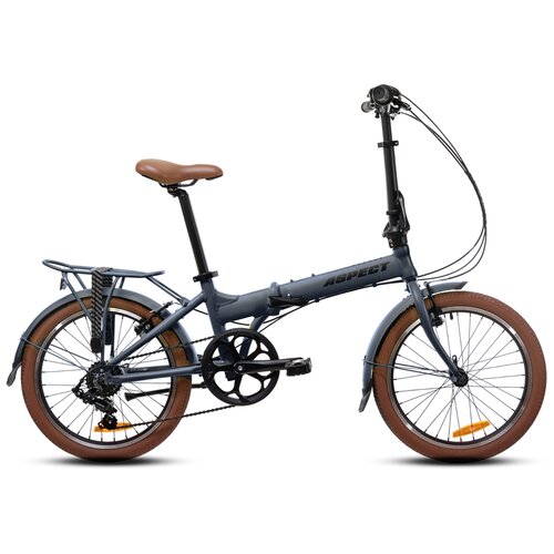 Велосипед Aspect Borneo 7 20 2022 Серый/Синий (дюйм:10)