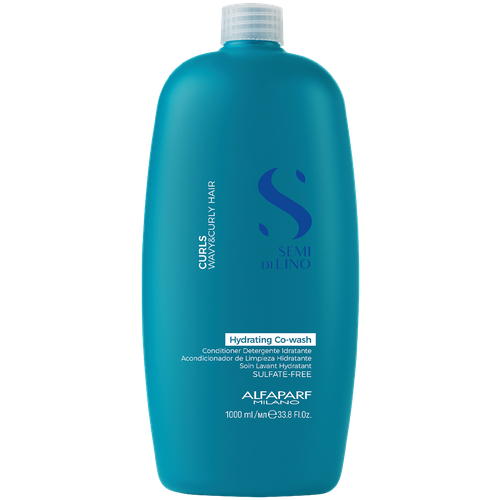 Очищающий кондиционер для вьющихся волос SDL CURLS HYDRATING CO-WASH, 1000 мл ALFAPARF 20615 alfaparf 167269 1000 ml semi di lino discipline frizz control shampoo for rebel hair