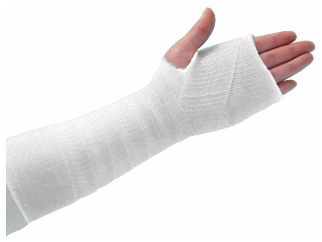 Бинт полимерный жесткий Orthoforma Cast O 4001 7,5 см*3,6 м. (цвет белый)