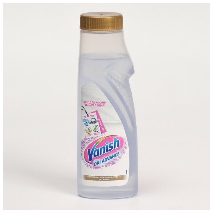 Пятновыводитель и отбеливатель Vanish Oxi Advance гель для белых вещей 1.5л RECKITT BENCKISER - фото №9