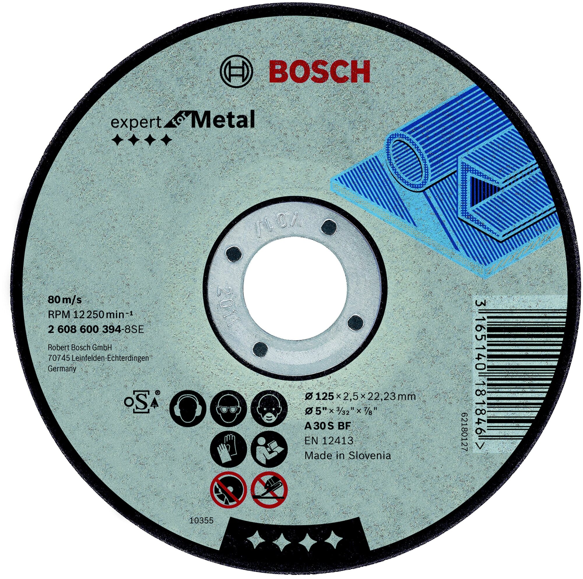 фото Bosch Круг отрезной BOSCH Expert for Metal 300x3,5x22 (2.608.600.380) по металлу