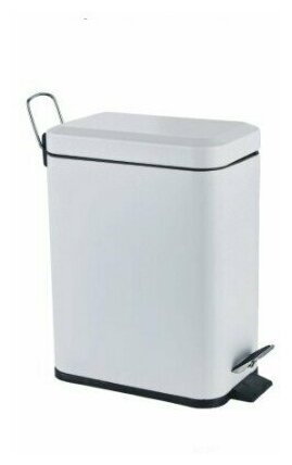 фото Potato Прямоугольное мусорное ведро, 5 литров, белый