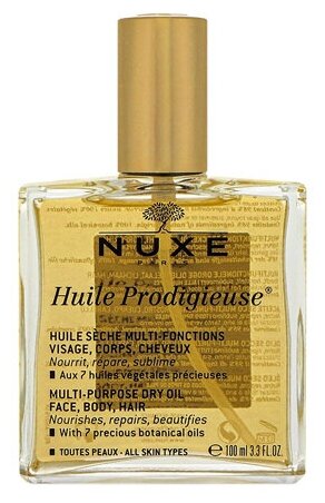 Nuxe Продижьёз Сухое масло для лица, тела и волос Новая формула, 100 мл (Nuxe, ) - фото №6