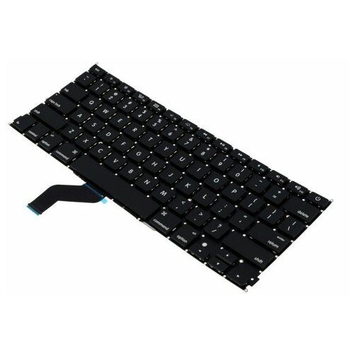 Клавиатура для ноутбука Apple MacBook Pro 13 Retina A1425 2012-2013 горизонтальный Enter английская раскладка черный 265000₽