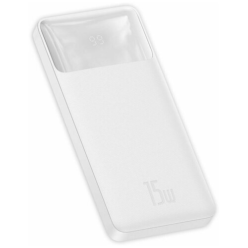 Внешний аккумулятор Baseus Bipow Digital Display Power Bank 10000mAh 15W White PPDML-I02 289000₽