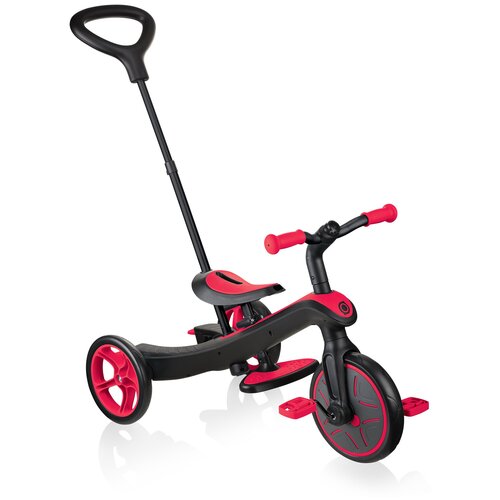 Велосипед-беговел Globber TRIKE EXPLORER (3 IN 1) red детские трехколесные велосипеды самокаты с сиденьем и беговелы для малышей globber explorer trike 4 в 1