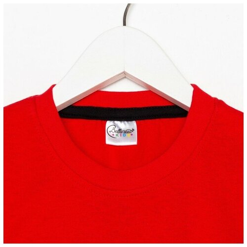 Bella veza Футболка для мальчика, цвет красный/surf`s on, рост 128