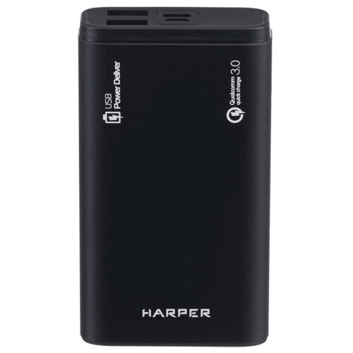 Внешний аккумулятор HARPER PB-10008 черный 219500₽