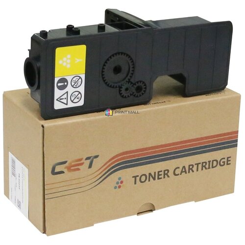 Тонер-картридж (PK208) TK-5240Y для KYOCERA ECOSYS P5026cdn/M5526cdn (CET) Yellow, 45г, 3000 стр, CET8996Y тонер картридж pk208 tk 5220k для kyocera ecosys p5021cdn m5521cdn cet black 24г 1200 стр cet141133