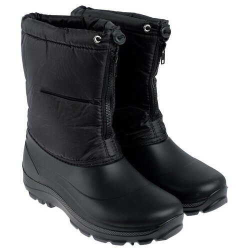 фото Сапоги дарина эва с комбинированным верхом зима черный, р.45-46