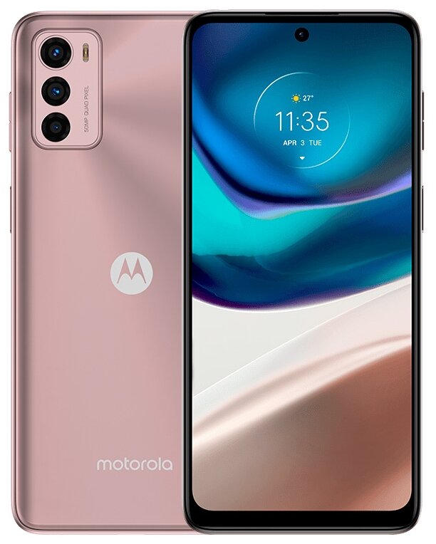 Motorola Moto G42 16,3 cm (6.4" ) Dual-SIM Android 12 USB Typ-C 4 GB 64 GB 5000 mAh metallic Rose (PAU00033SE)