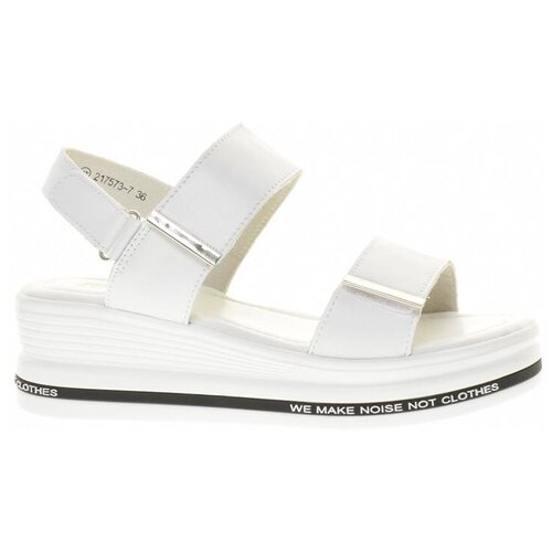 фото Тофа tofa босоножки женские, размер 38, цвет белый, артикул 217573-7