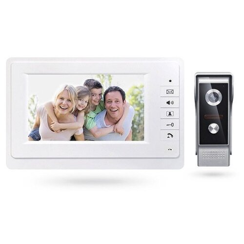 Комплект видеодомофона PS-link VD07L для квартиры, частного дома с вызывной панелью