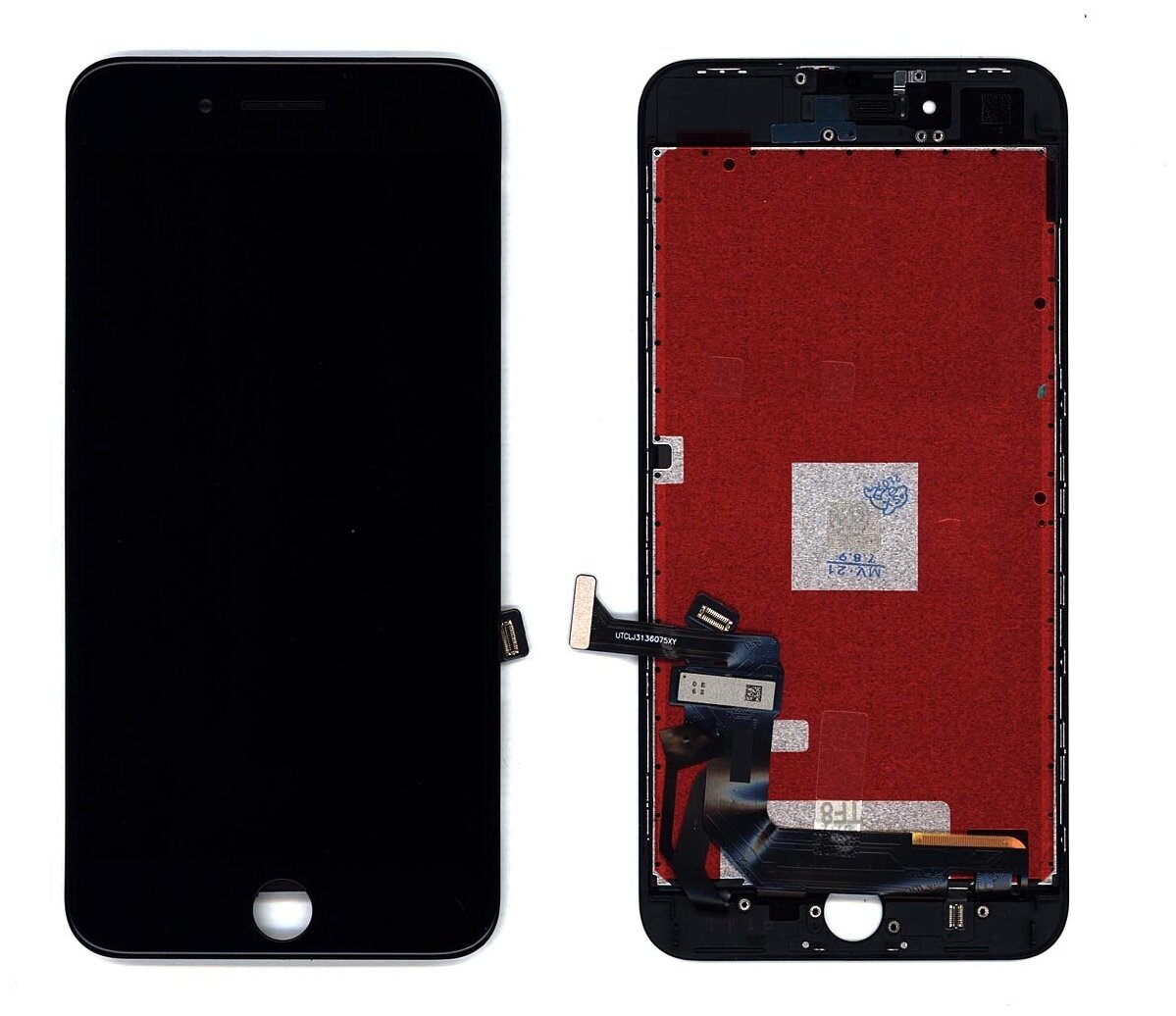 Дисплей AMPERIN для iPhone 8 Plus в сборе с тачскрином (JK) черный