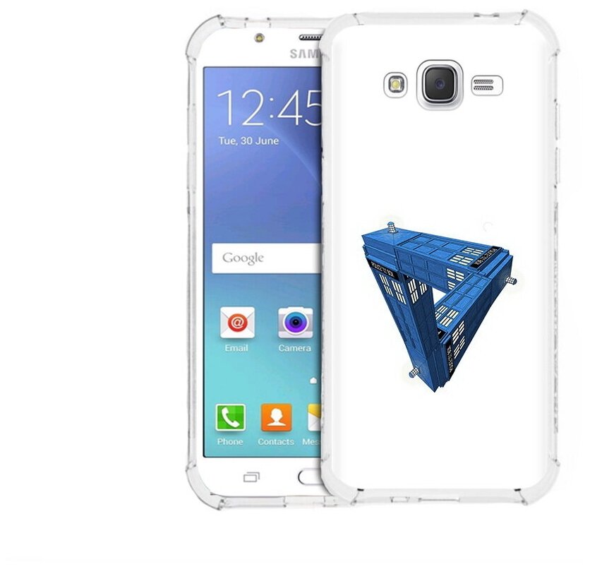 Чехол задняя-панель-накладка-бампер MyPads головолока абстракция для Samsung Galaxy J5 (2015) SM-J500F/DS/Dual Sim/Duos противоударный