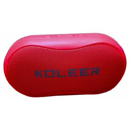 Беспроводная колонка LIDER MOBILE L39 / Koleer S29 Портативная музыкальная акустика / Чистый звук / Радио / Блютуз, красная