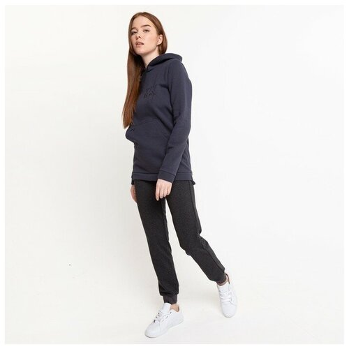 фото Толстовка женская, цвет тёмно-серый, размер 50 амадэль