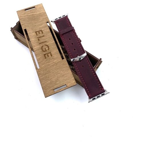 Ремешок ELIGE из натуральной кожи для Apple Watch 42mm &44mm в подарочной коробке