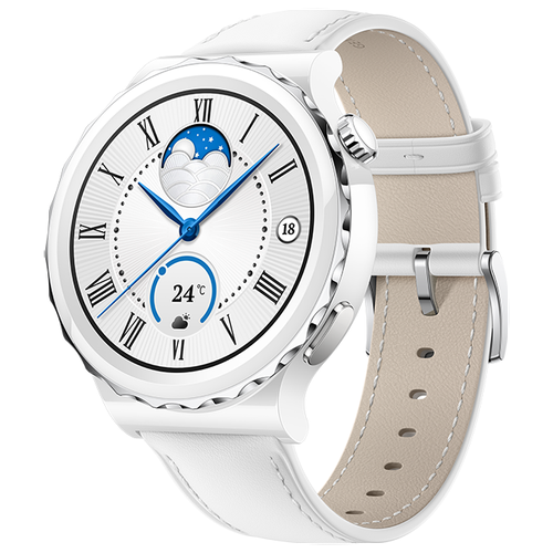 Смарт часы Huawei Watch GT 3 Pro Ceramic 42mm (FRG-B19V) White/Белый