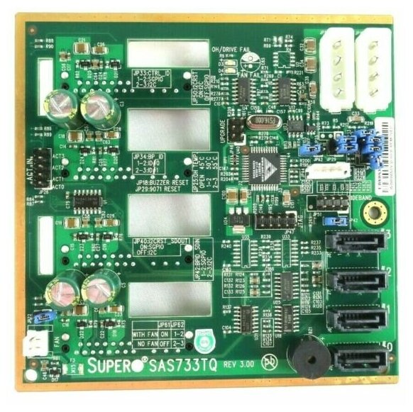 Плата объединительная Supermicro BPN-SAS-733TQ (аналог CSE-SAS-733TQ)