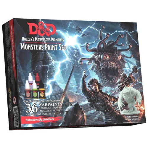 Набор красок для моделей D&D Monsters Paint Set набор модельных пинцетов army painter tweezers set