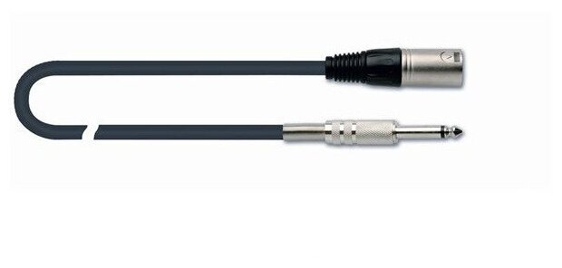 Микрофонный кабель Quik Lok 9 метров, разъемы XLR/M - Mono Jack 1/4 - фото №1