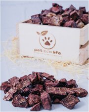 Лакомства для собак petecolife Легкое говяжье 85 гр. Вкусняшки для собак Легкое говяжье для собак