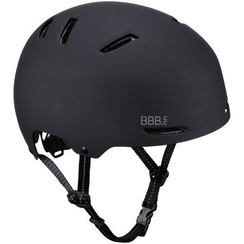 Шлем защитный BBB, Wave, M, matt black крепление bbb co2hold matt black
