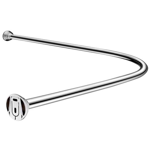 Карниз для ванны с кольцами Monterno CR-4- Chrome, хром