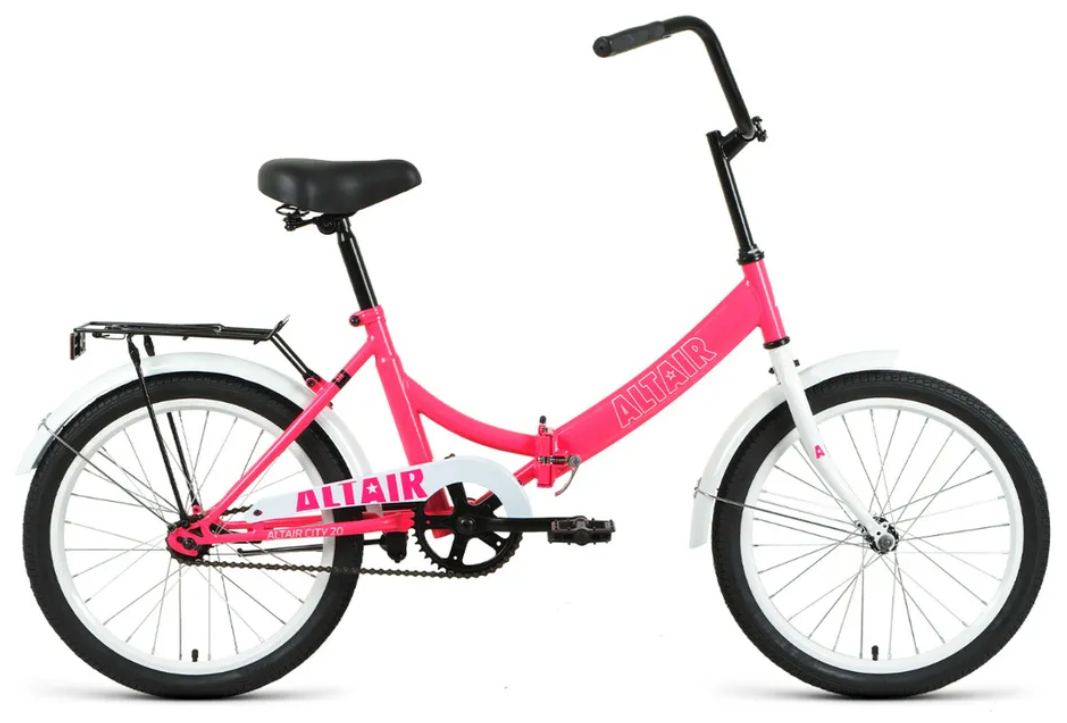 Городской велосипед ALTAIR City 20 (2022) розовый/белый 14" (требует финальной сборки)