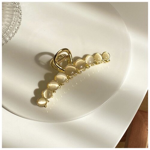 Заколка для волос Заколка-краб для волос, перламутровый