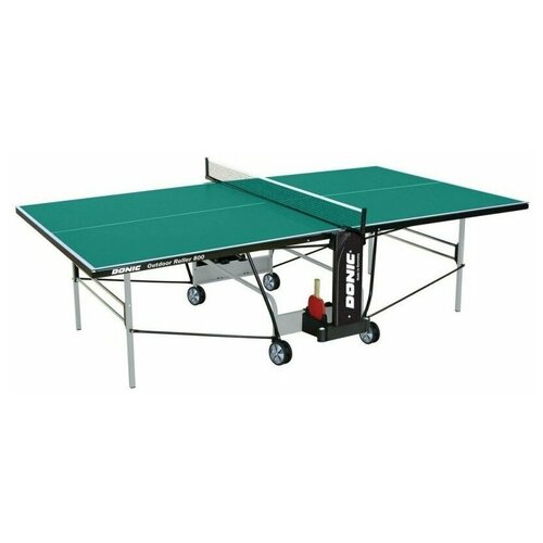 winner теннисный стол всепогодный winner s 600 outdoor с сеткой Теннисный стол Donic Outdoor Roller 800 зеленый