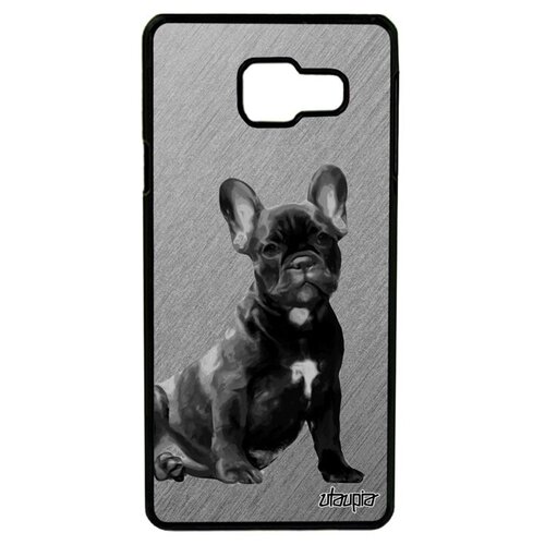 фото Защитный чехол на телефон // samsung galaxy a3 2016 // "бульдог" собака зверь, utaupia, серый