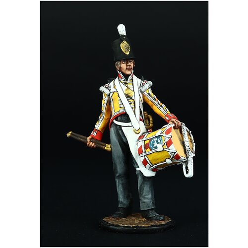 Оловянный солдатик SDS : Барабанщик 27 пехотного полка, Великобритания, 1809-15 гг