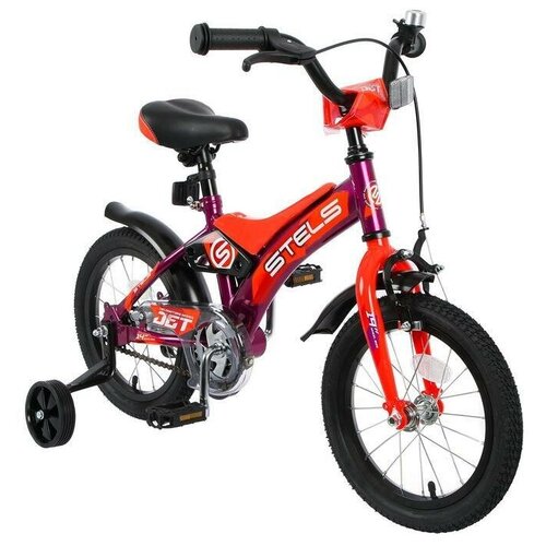 Велосипед STELS Jet 16 Z010 9 Фиолетовыйоранжевый 636000₽