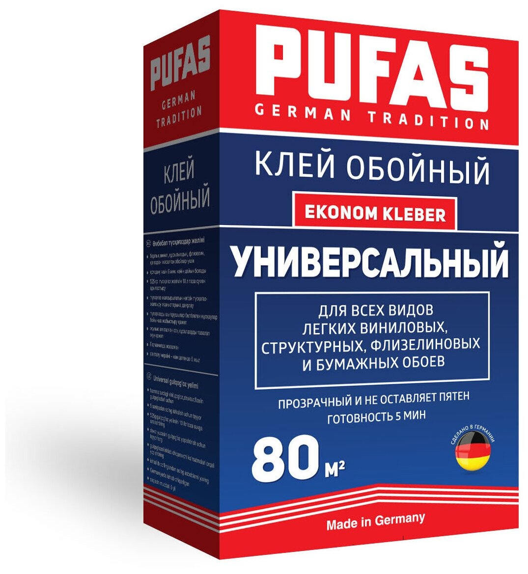 PUFAS клей универсальный 80 М2 525 Г