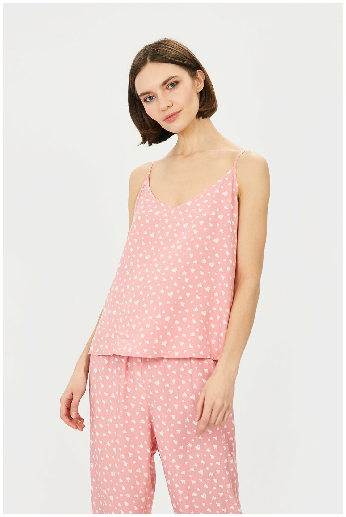 Пижама BAON Пижама с топом и брюками Baon B381006, размер: M, розовый - фотография № 5
