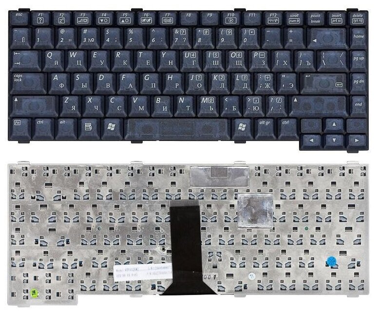 Клавиатура для ноутбука Toshiba 6037A0085701 черная 1020₽