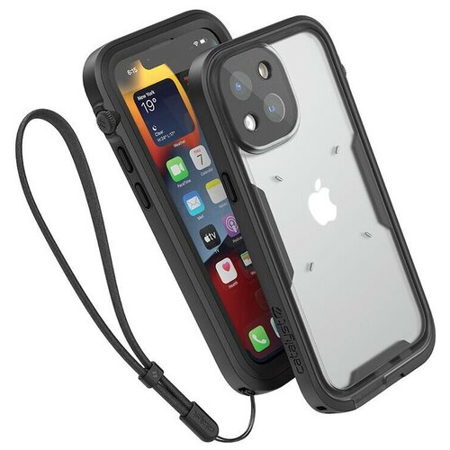 Водонепроницаемый чехол Catalyst Total Protection Case для iPhone 13 Mini, Черный (Stealth Black)