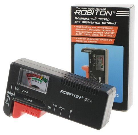 Тестер уровня заряда Robiton BT2 17340