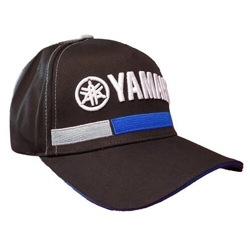 фото Бейсболка , размер универсальный, черный yamaha