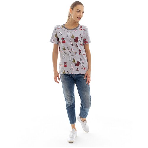 фото Женская футболка с новогодним принтом (xs) nashlosь