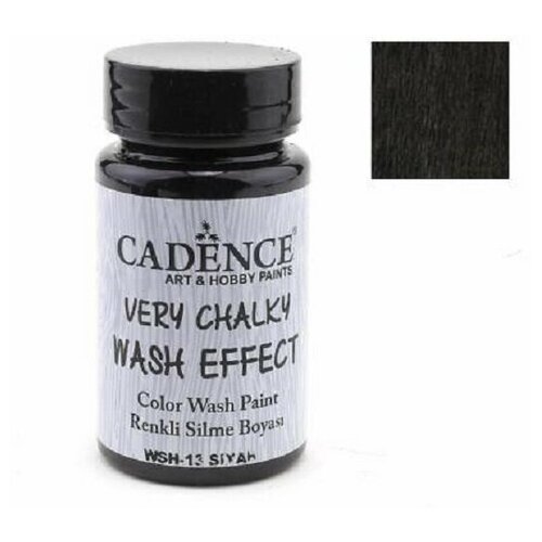 Акриловая краска Cadence Very Chalky Wash Effect. Black WSH-13