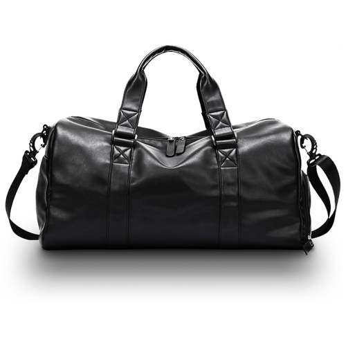 фото Мужская кожаная сумка, спортивная сумка для путешествий, сумка через плечо с карманом для обуви borse per la vita