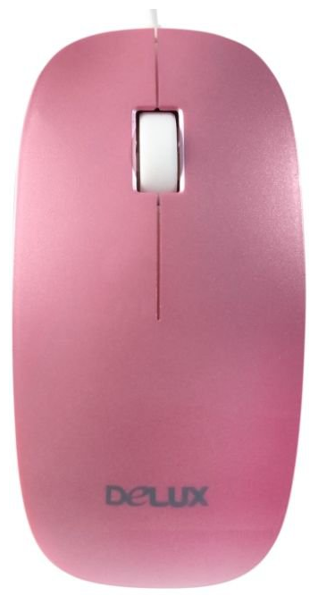 Мышь Delux DLM-111 Pink/White (DLM-111BUPW)