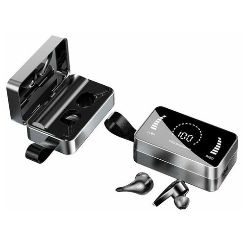 Наушники VBT 129 беспроводные вакуумные водонепроницаемые BT 50 3500 мАч черные 301400₽