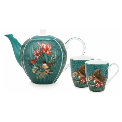 Набор из 3-х предметов для чаепития Pip Studio Winter Wonderland, WW.51.020.136